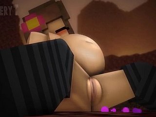 ella es suntan linda !! alta calidad Minecraft porno por slipperyyt