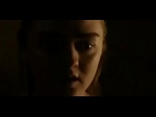 Maisie Williams (Arya Stark) Game of Thrones Sex Scene (S08E02)